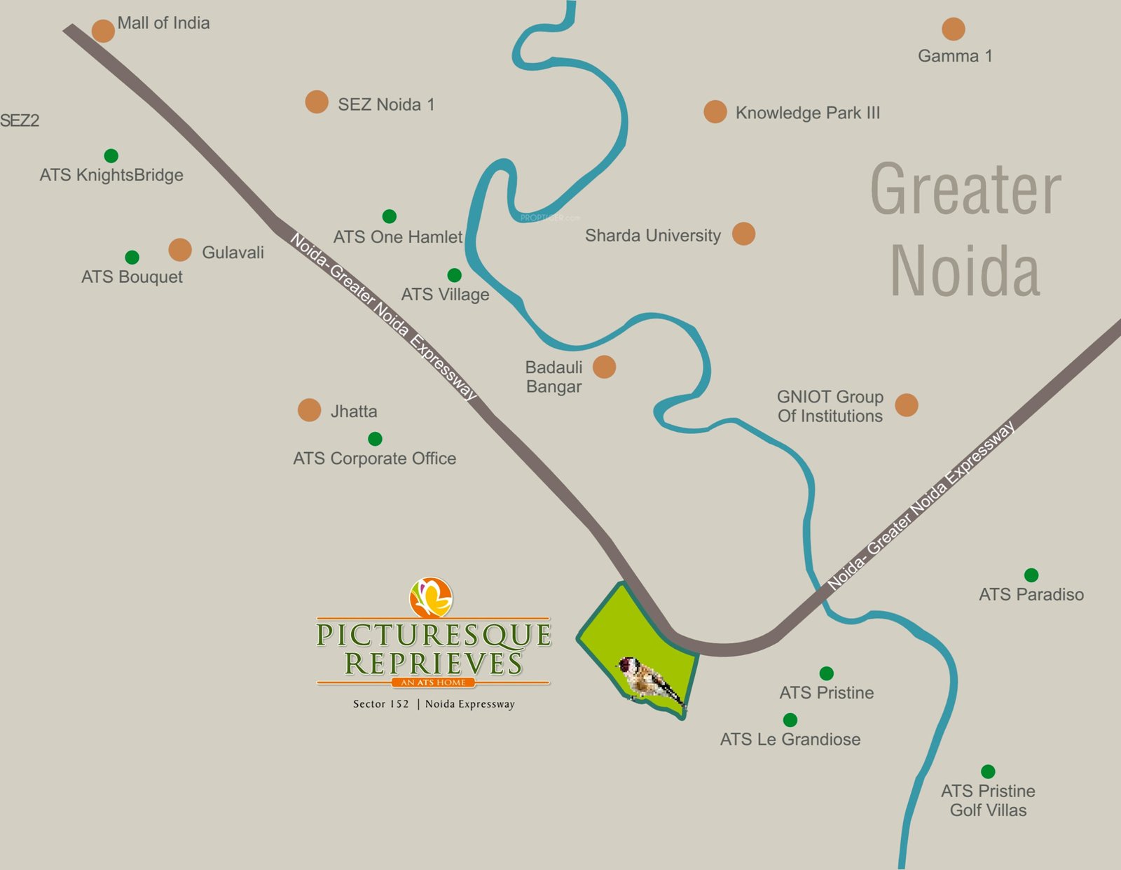 ATS Picturesque Reprieves Phase 1 Location Map